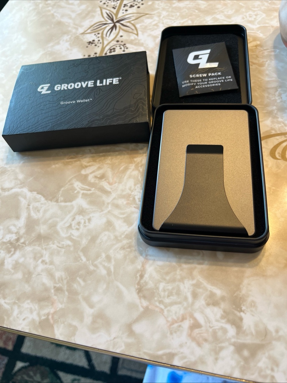 Groove Life Metallic Gray Money Clip Wallet - Groove Life